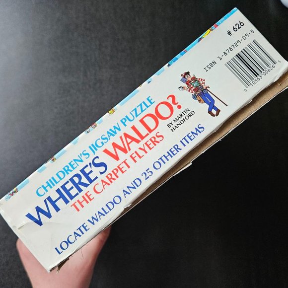 VINTAGE‎ Deadstock Where's Waldo - The Carpet Flyers - 100+ Puzzle - Missing 1p - Picture 7 of 9